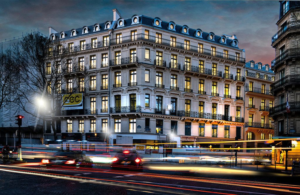 Restructuration lourde de trois bâtiments Haussmannien.